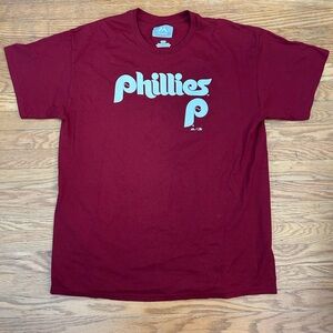 NWOT Majestic Phillies Cotton Tee - L